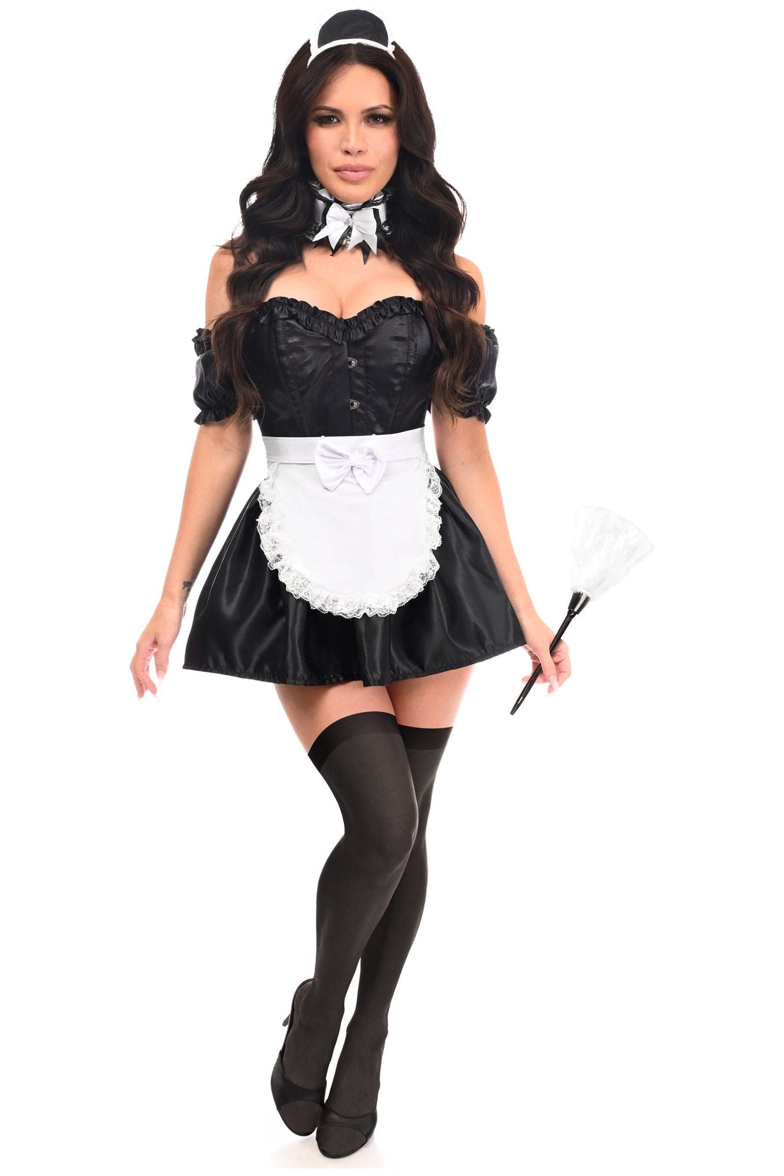 Top Drawer 6 PC Frisky French Maid Corset Costume – SEXYSHOES.COM