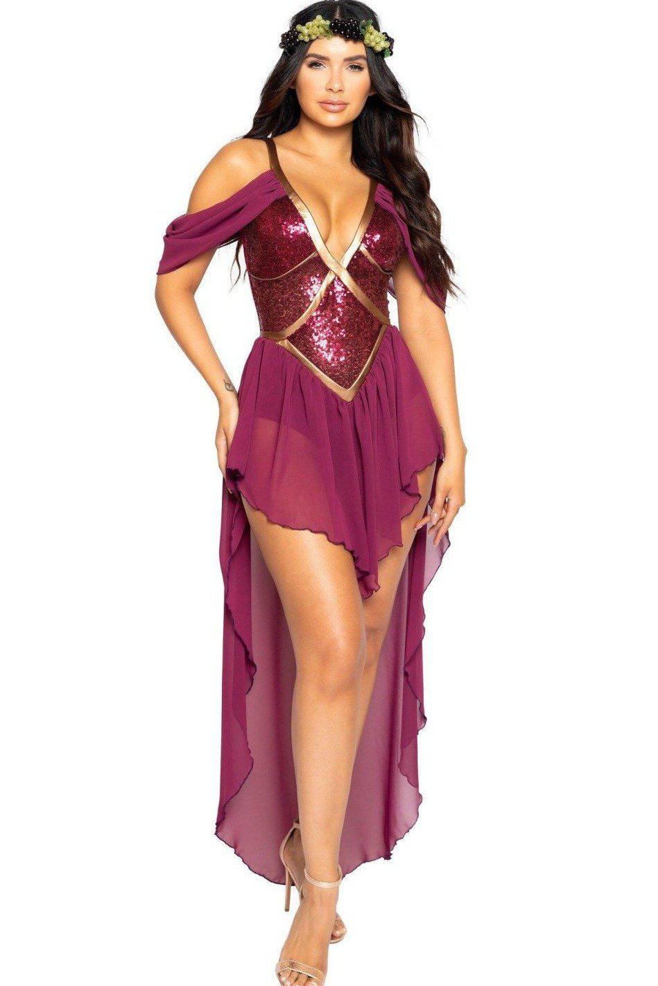 2 Piece Wine Goddess Costume