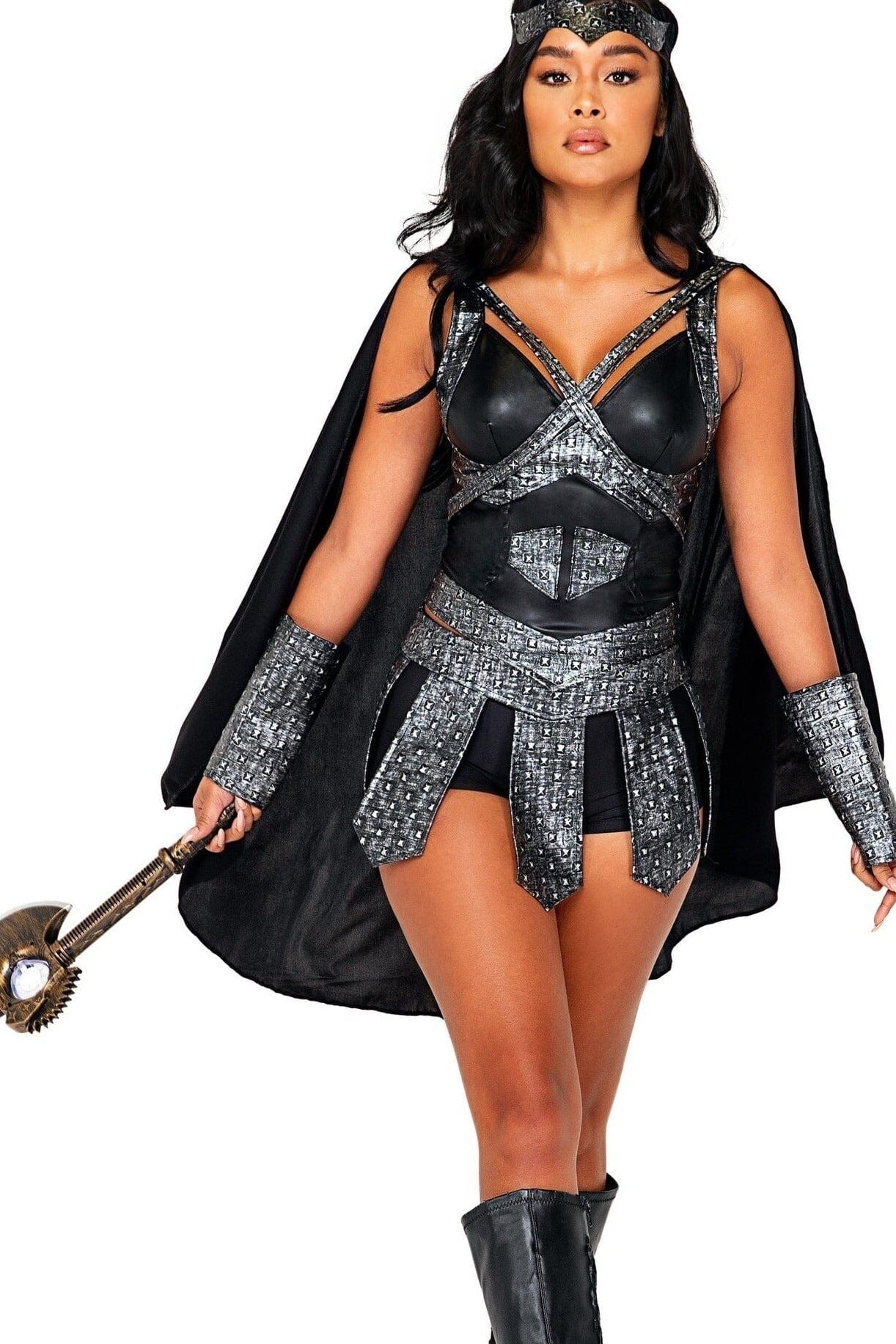 5pc Warrior Princess | Black |Hero Costumes | Roma Costumes | SEXYSHOES.com  – SEXYSHOES.COM