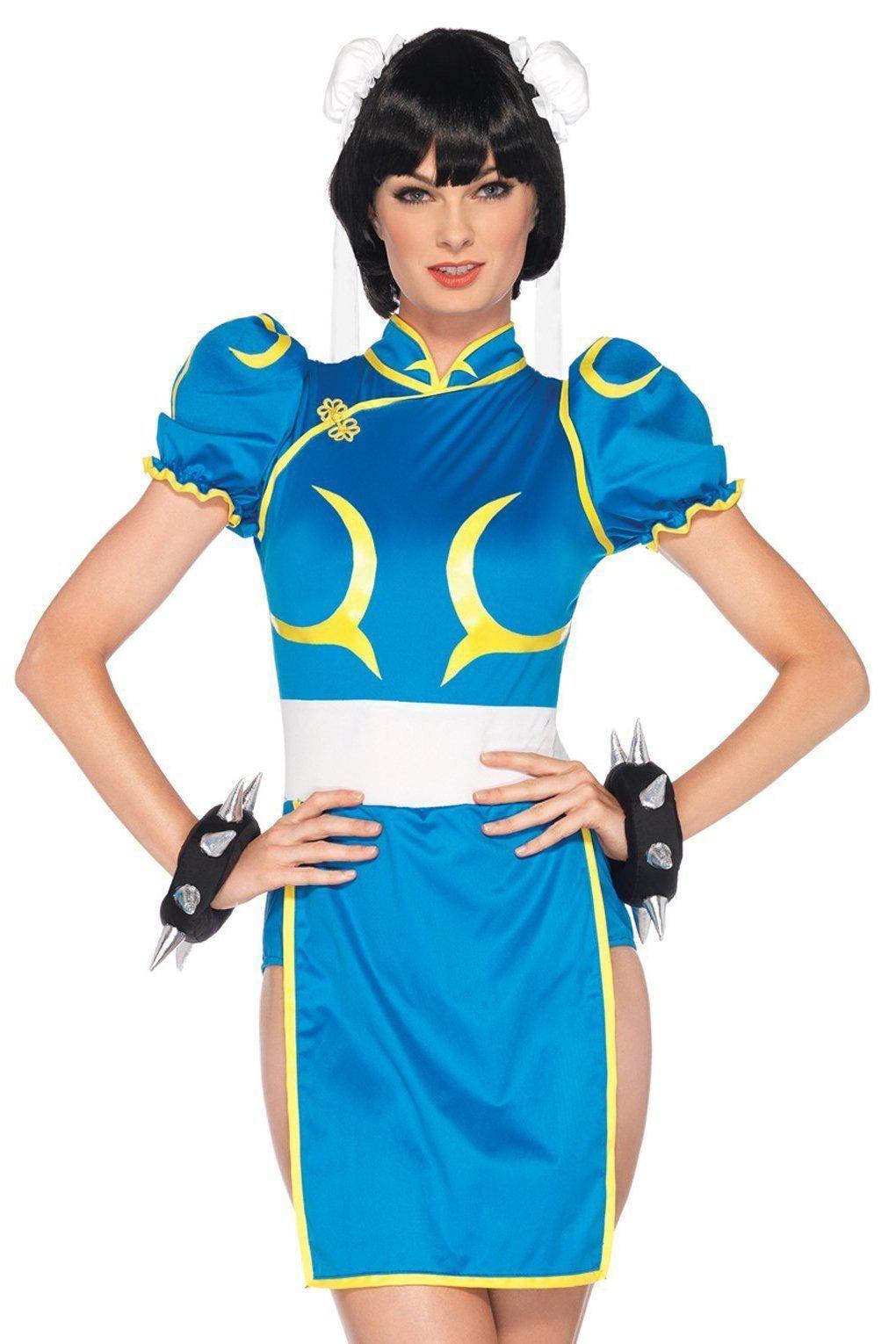 Chun-Li Costume | Leg Avenue | Sexyshoes.com | Available online –  SEXYSHOES.COM