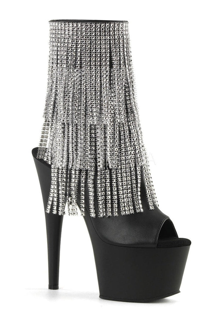 pleaser fringe boots