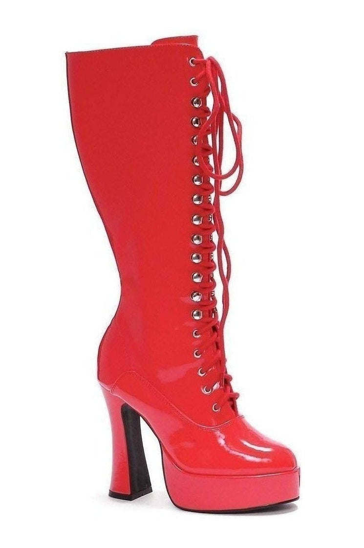 Styling the 'It' Shoes of the Season: Red Over The Knee Boots - OF LEATHER  AND LACE