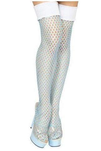 Baby blue clearance fishnet tights