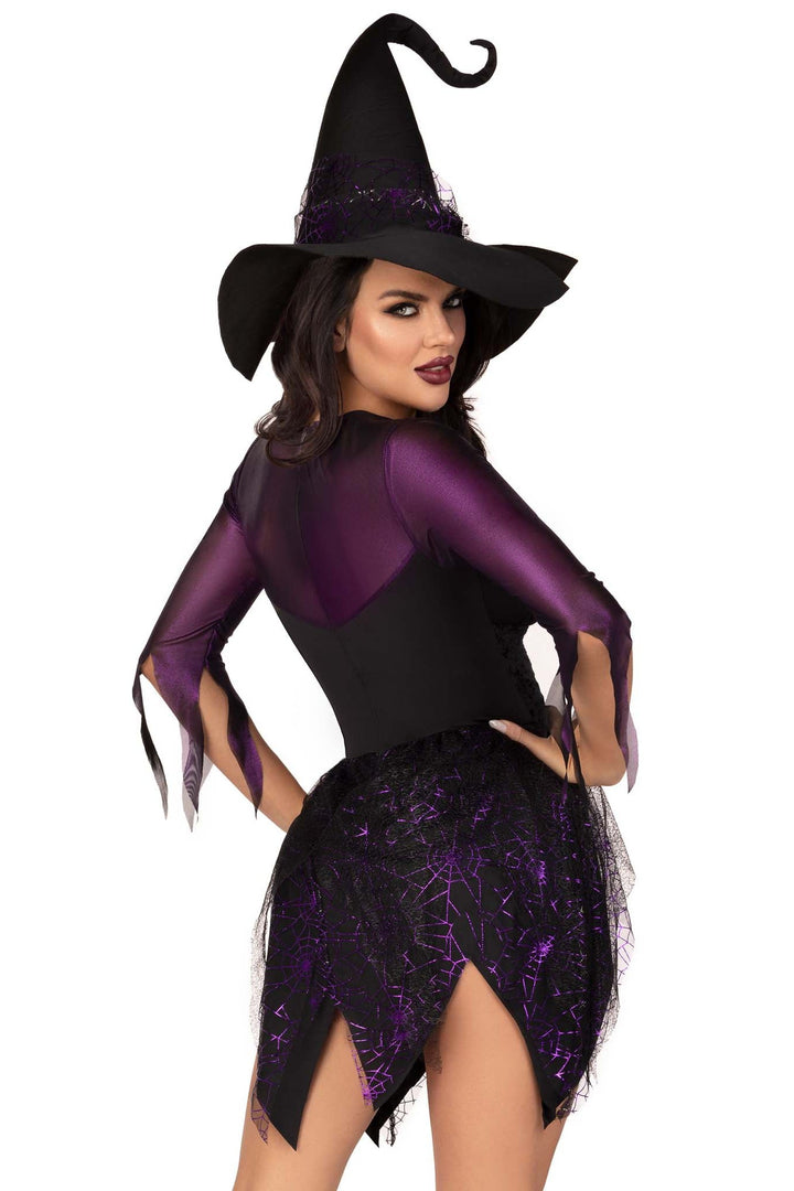 2 Piece Mystical Witch Dress Costume Set