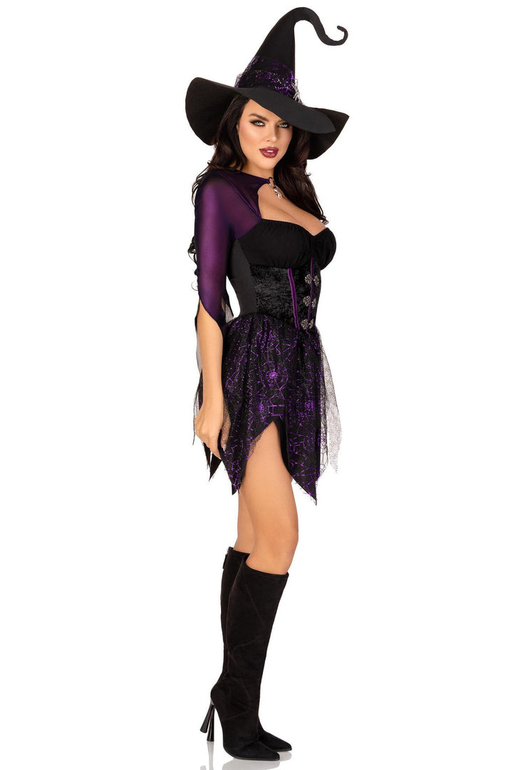 2 Piece Mystical Witch Dress Costume Set