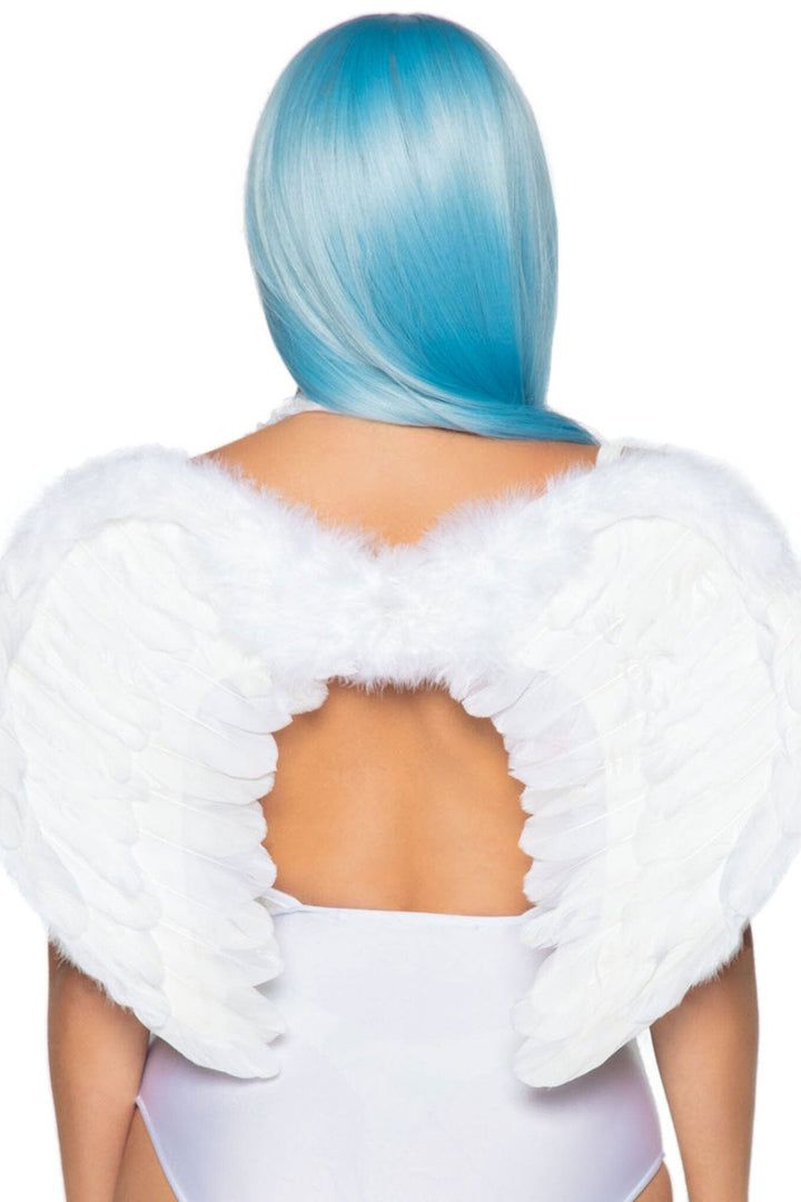 Marabou Trimmed Angel Wings