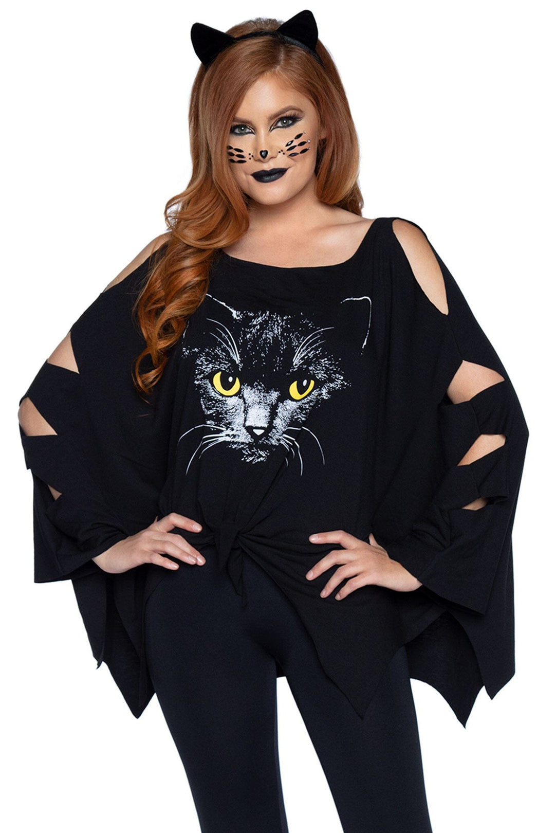 2 Piece Cat Poncho Costume