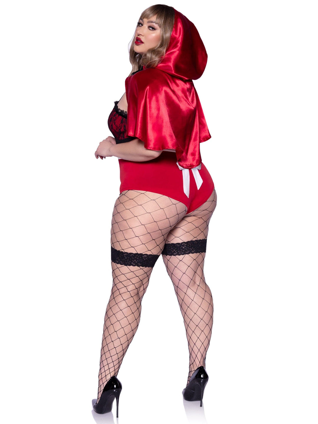 3 Piece Naughty Miss Red Plus Size