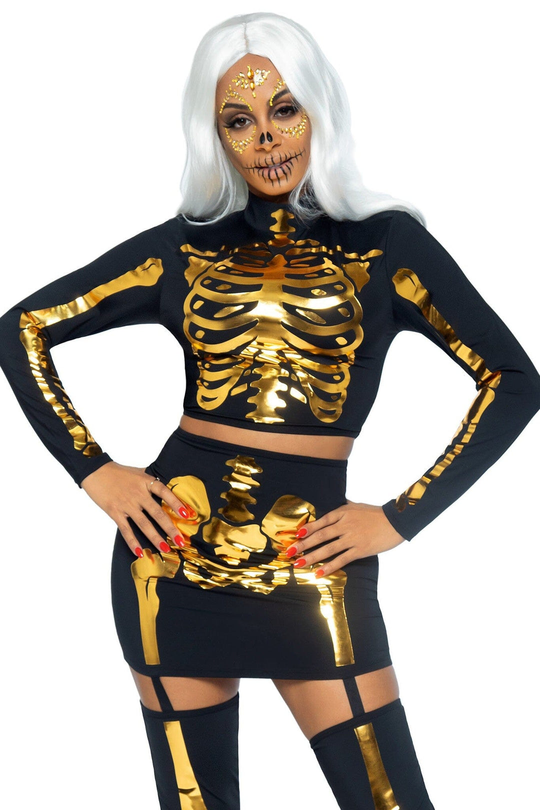 2 Piece Golden Skeleton