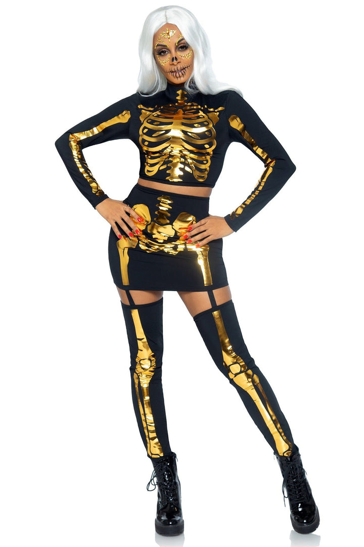 2 Piece Golden Skeleton