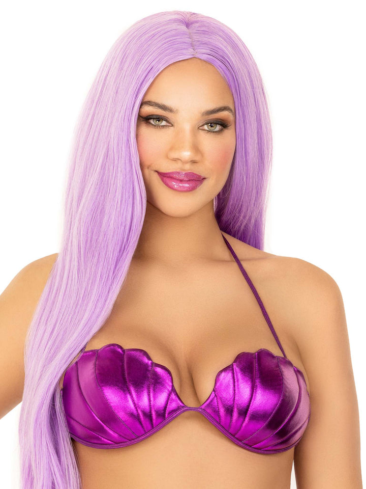 Mermaid Shell Bra Purple