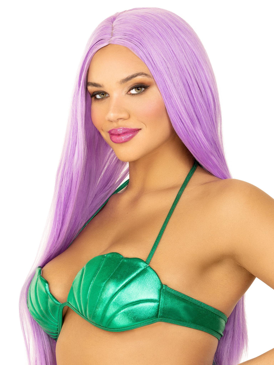 Mermaid Shell Bra Green