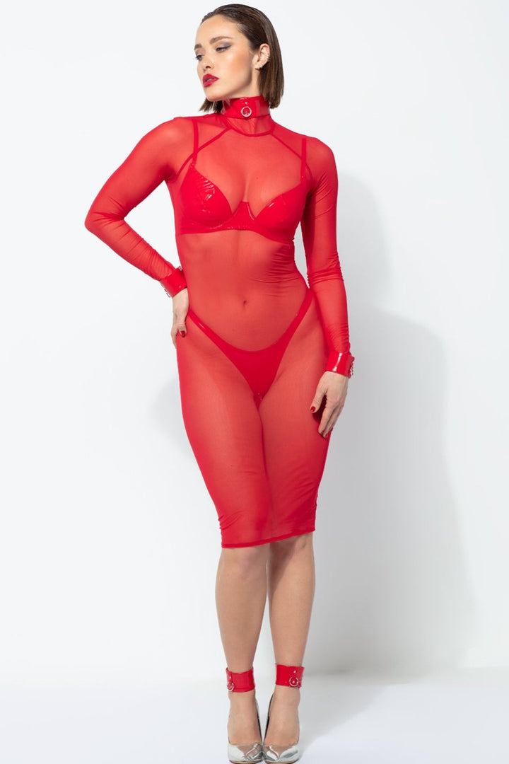 AZIA Mesh Body Dress