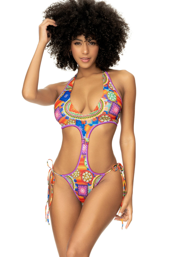 Crochet Print Monokini