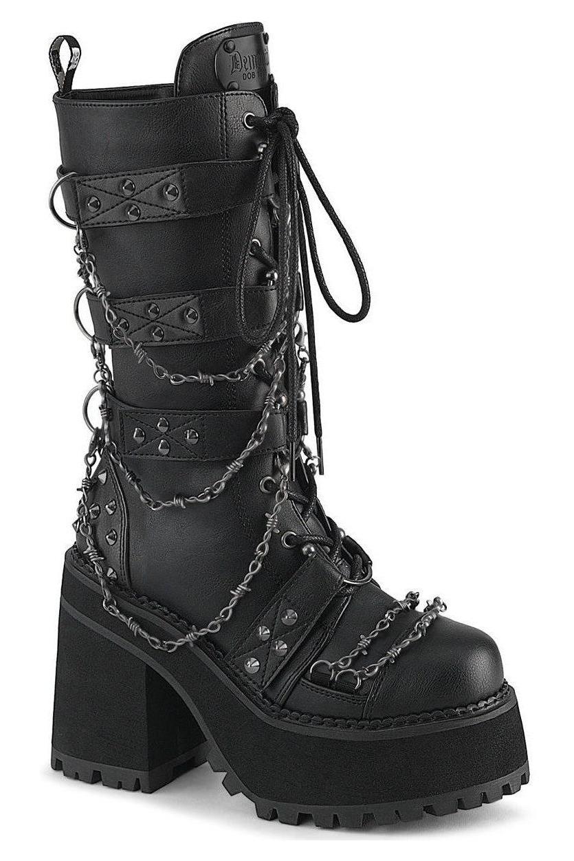 Demonia ASSAULT-117 Knee Boot