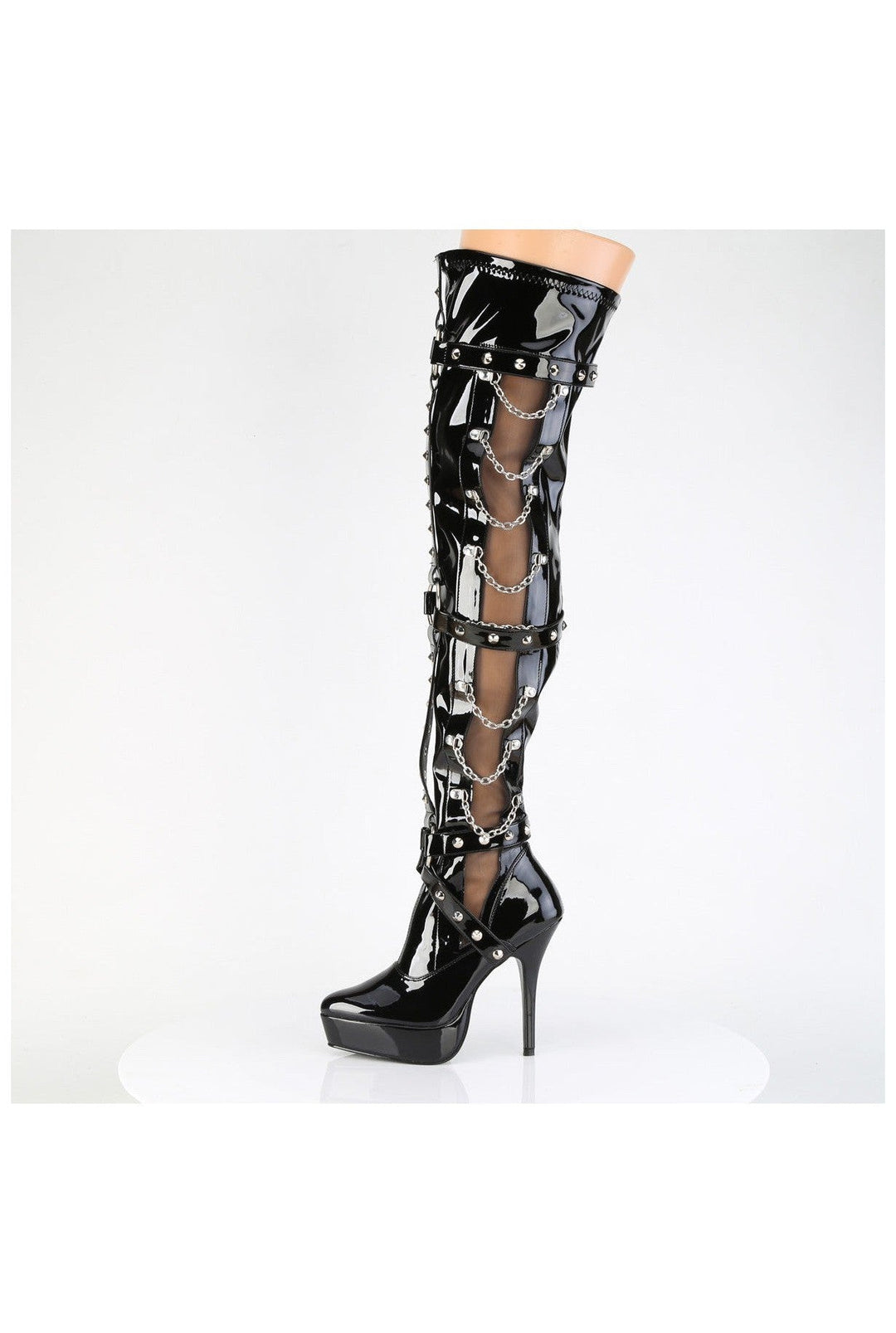 Devious Thigh Boots Platform Stripper Shoes | Buy at Sexyshoes.com