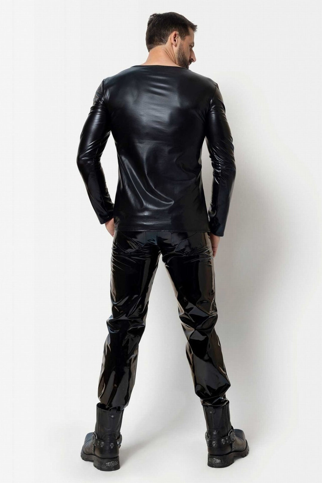 ENRICK Long Sleeved Wetlook Shirt