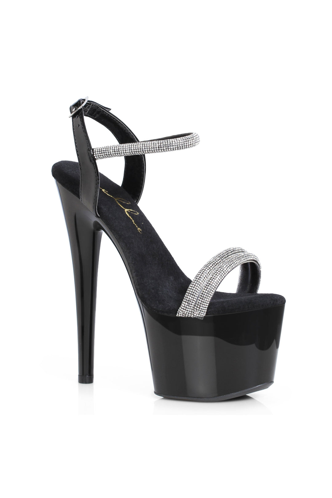 Ellie Shoes Black Sandals Platform Stripper Shoes | Buy at Sexyshoes.com