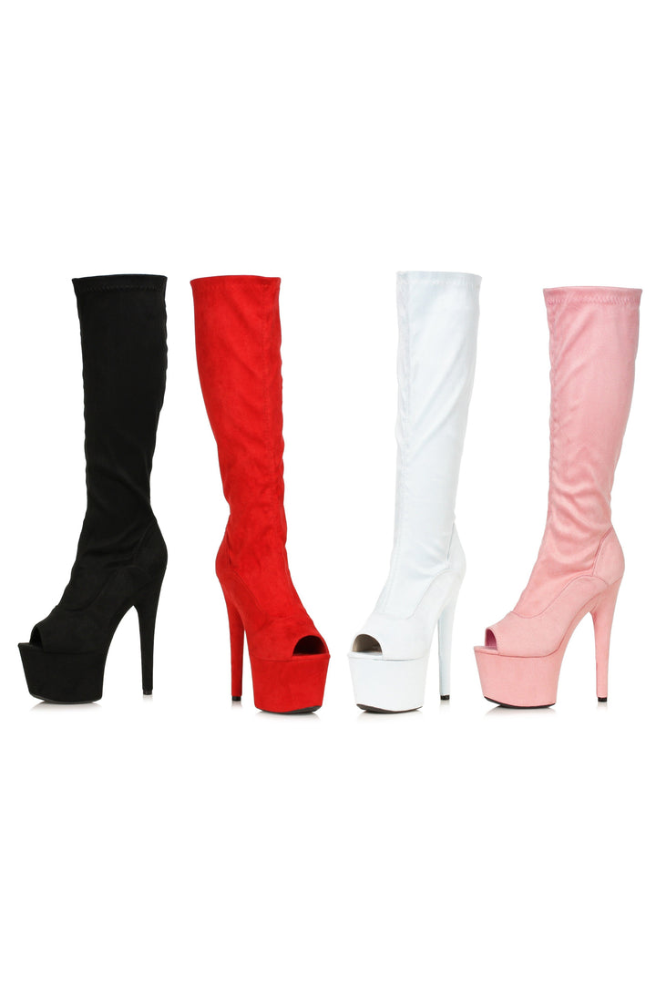 Ellie Shoes Knee Boots Platform Stripper Shoes | Buy at Sexyshoes.com