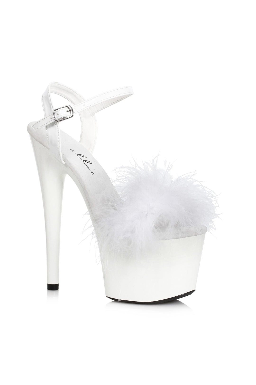 Ellie Shoes White Sandals Platform Stripper Shoes | Buy at Sexyshoes.com