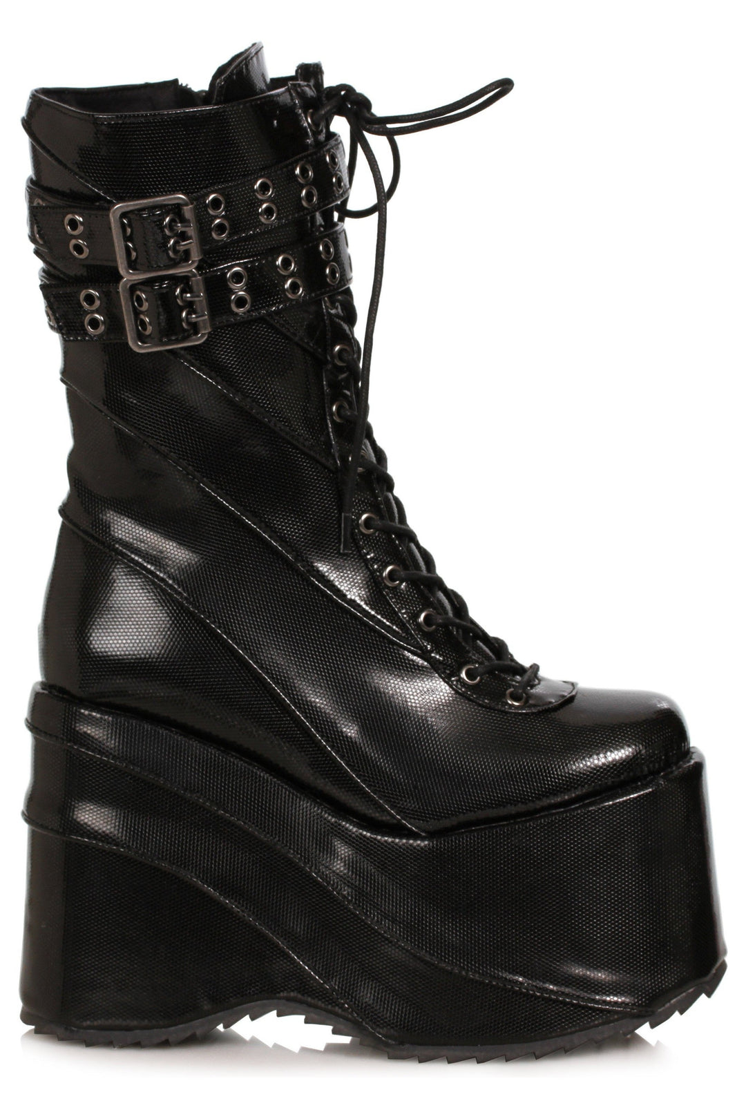 Ellie Shoes 500-SHARLA Chunky Heel Platform Boot