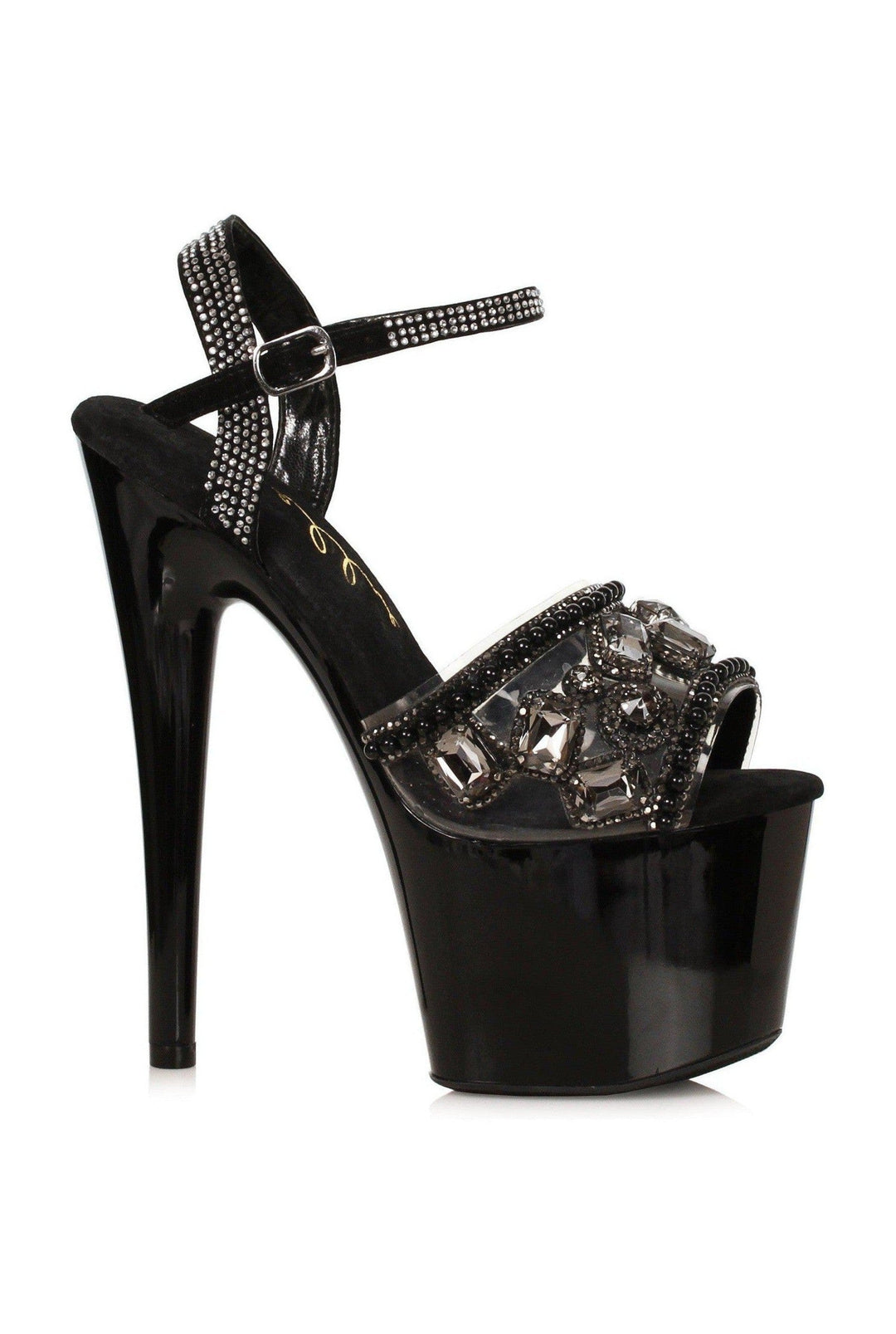 Ellie Shoes Black Sandals Platform Stripper Shoes | Buy at Sexyshoes.com