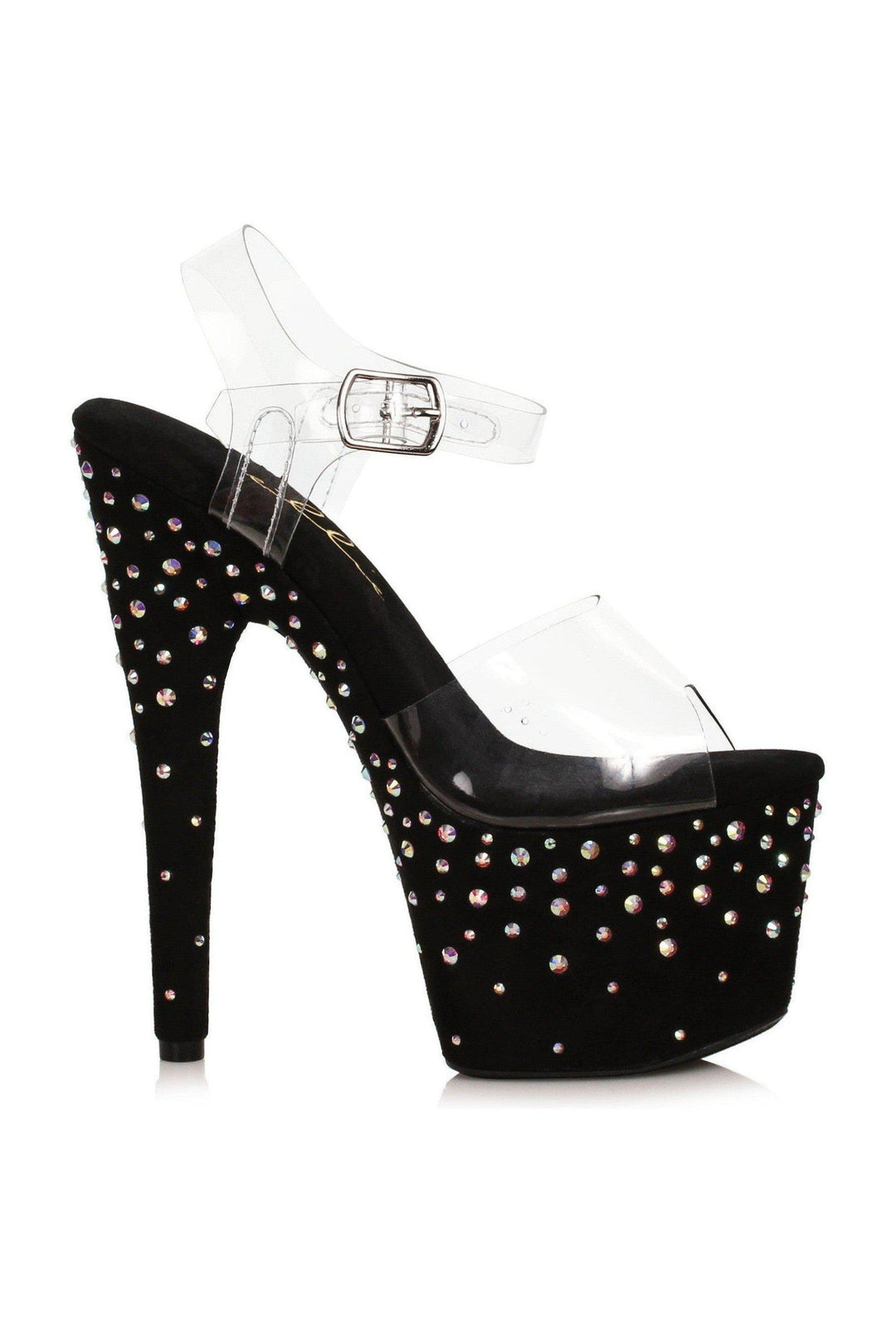 Ellie Shoes Black Sandals Platform Stripper Shoes | Buy at Sexyshoes.com