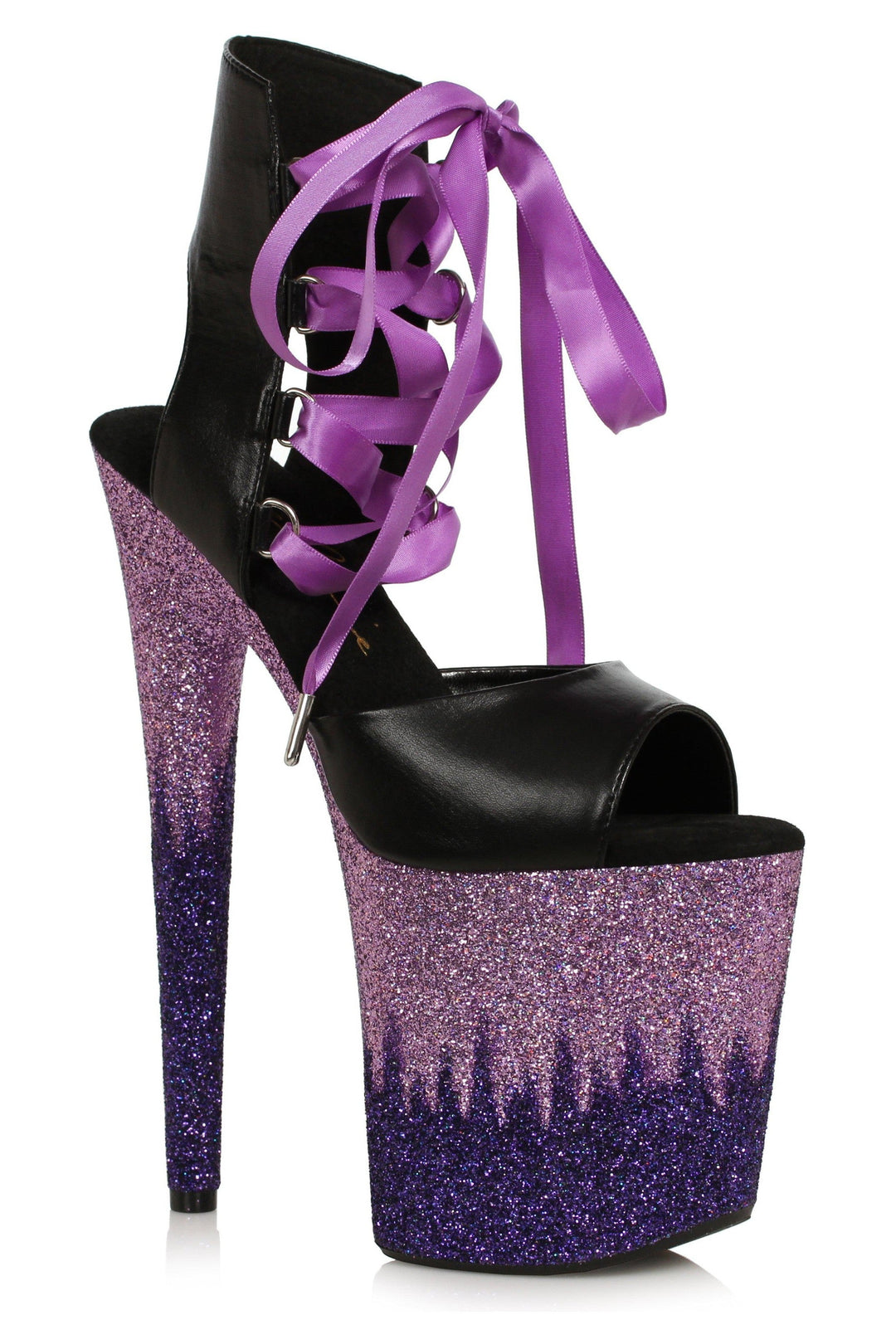 Ellie Shoes Purple Sandals Platform Stripper Shoes | Buy at Sexyshoes.com