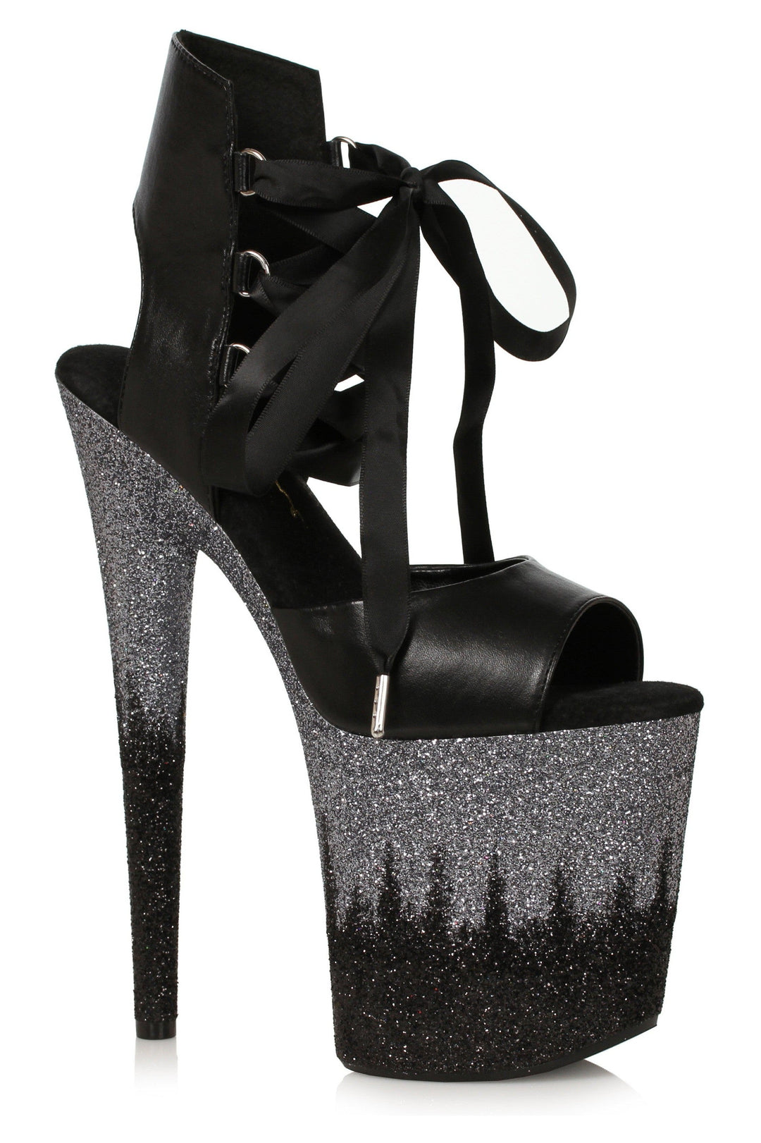 Ellie Shoes Silver Sandals Platform Stripper Shoes | Buy at Sexyshoes.com