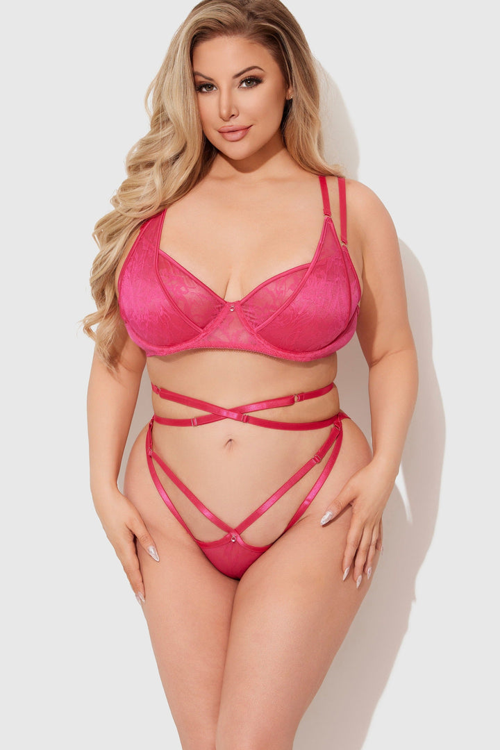 Flora 2 Pc Bra & Thong Set