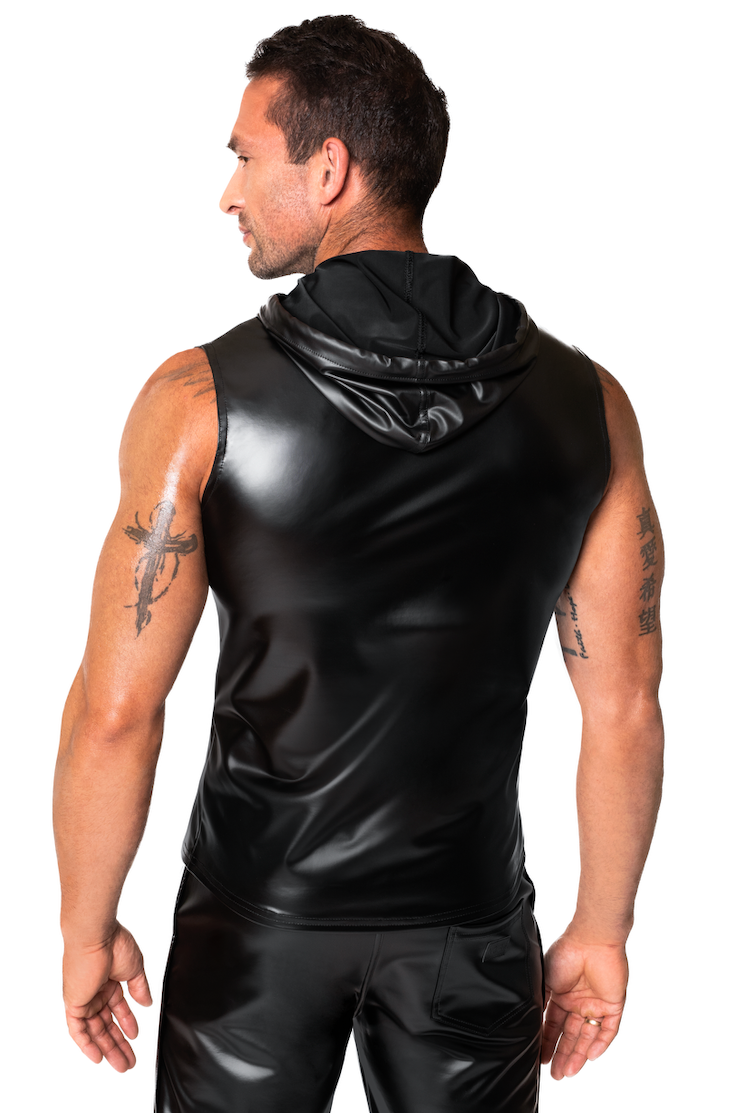 Frenzy Power Wetlook Sleveless Hoodie