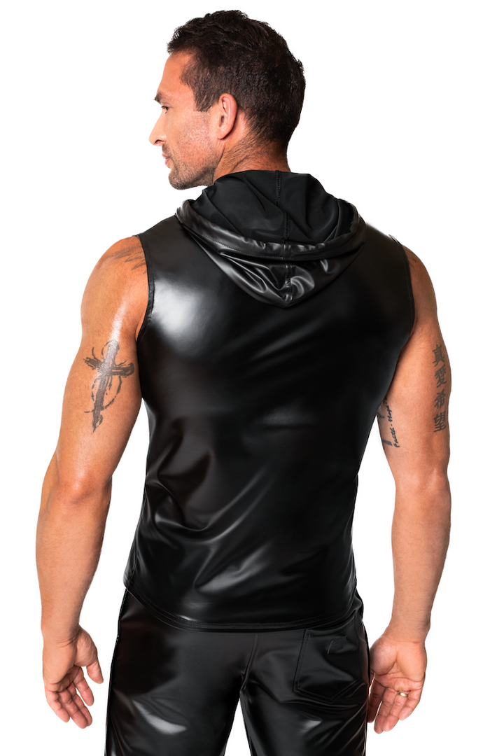 Frenzy Power Wetlook Sleveless Hoodie