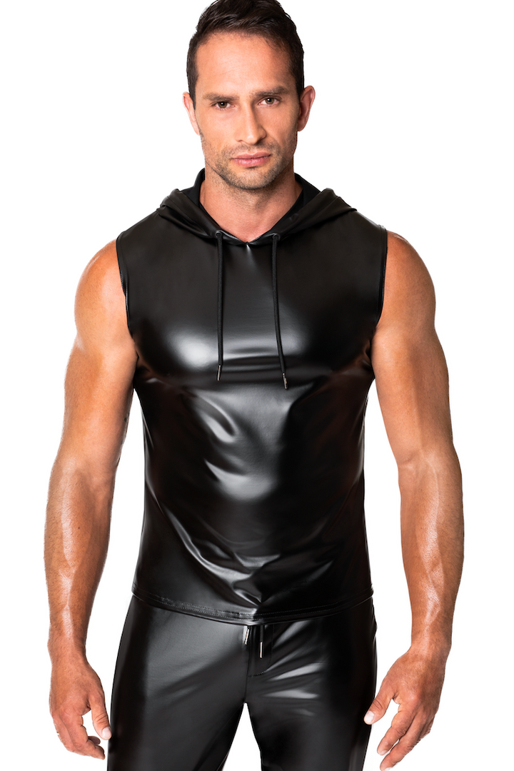 Frenzy Power Wetlook Sleveless Hoodie