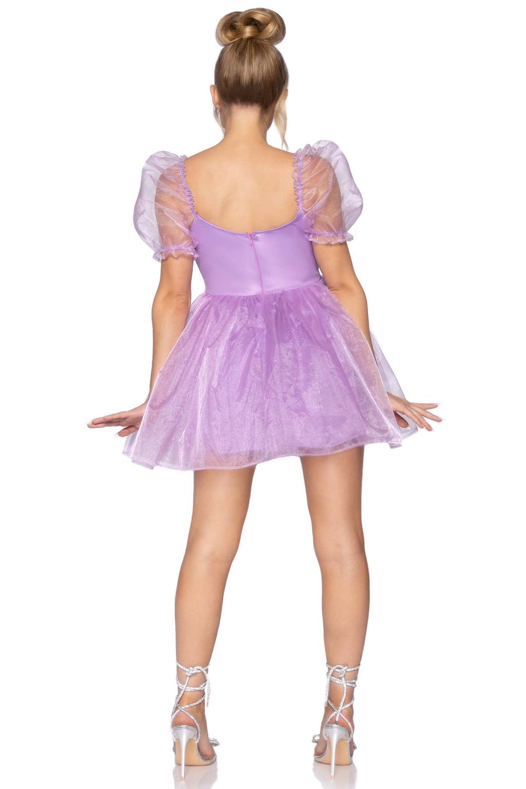 Babydoll Dress W/Ruffled Sweetheart Neckline