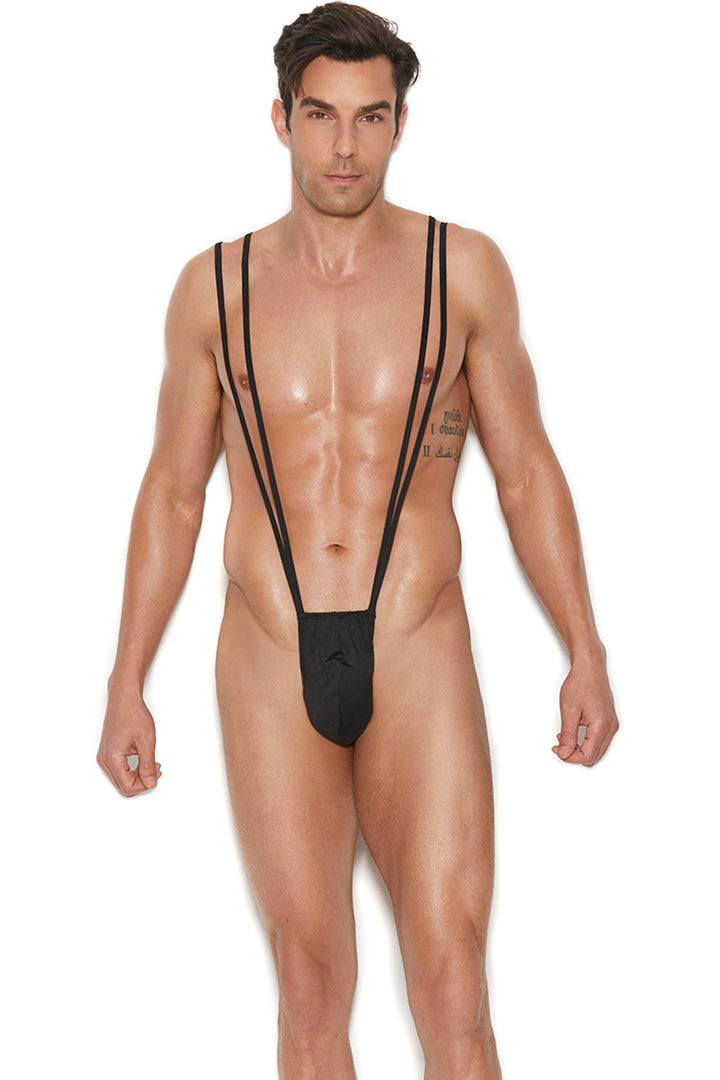 MEN'S SUSPENDER POUCH STRING THONG