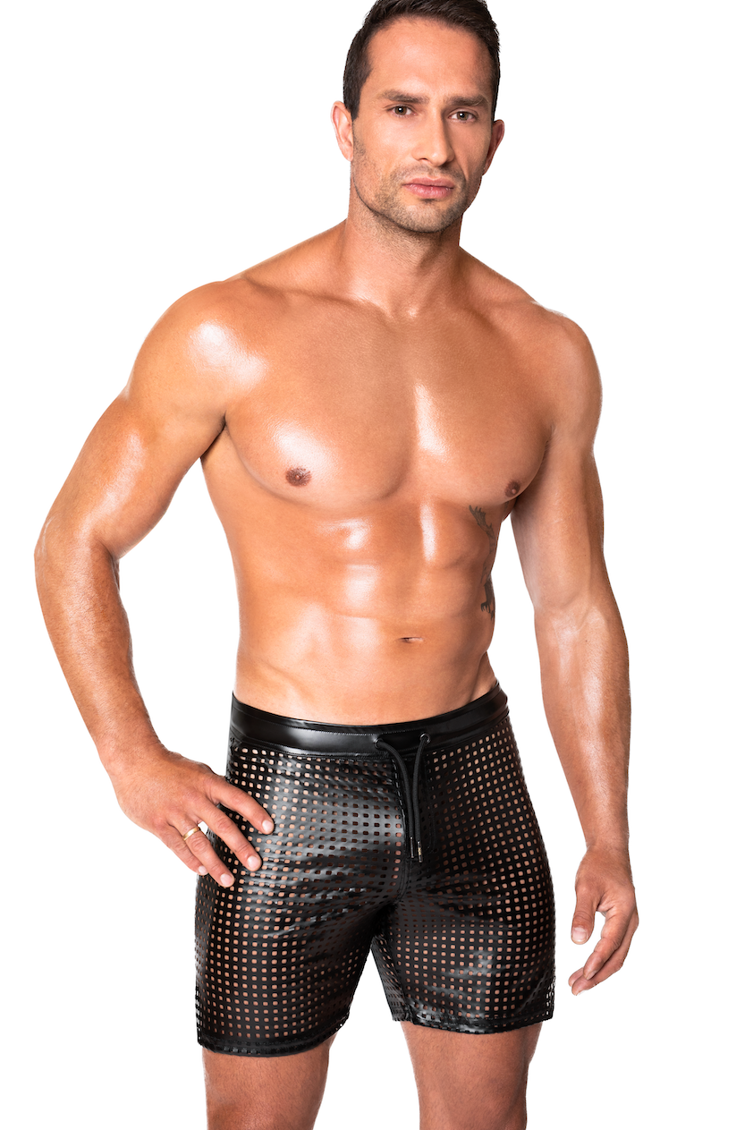 Mayhem Power Wetlook Lasercut Shorts