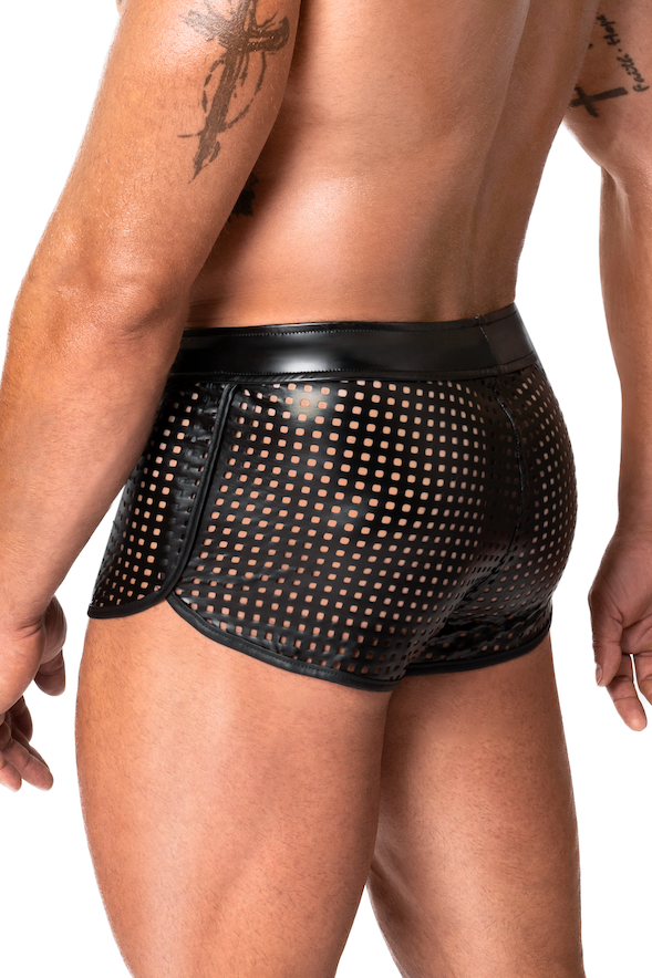 Mayhem Power Wetlook Lasercut Shorts