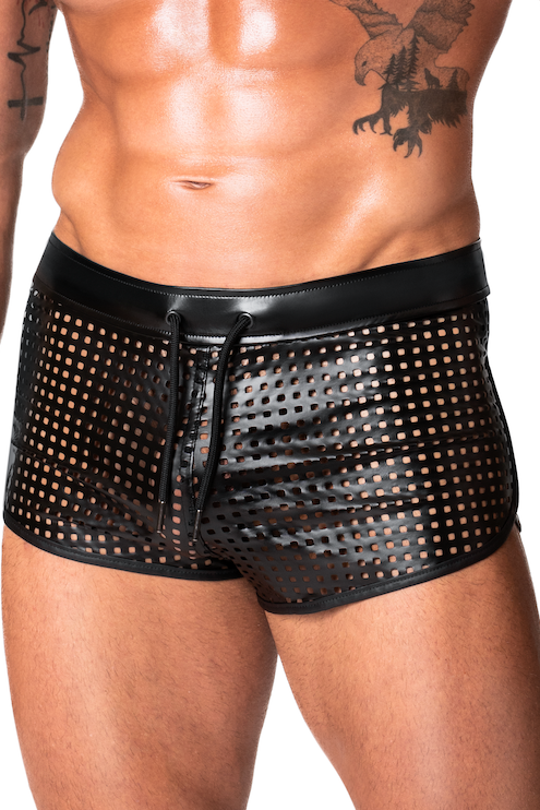 Mayhem Power Wetlook Lasercut Shorts