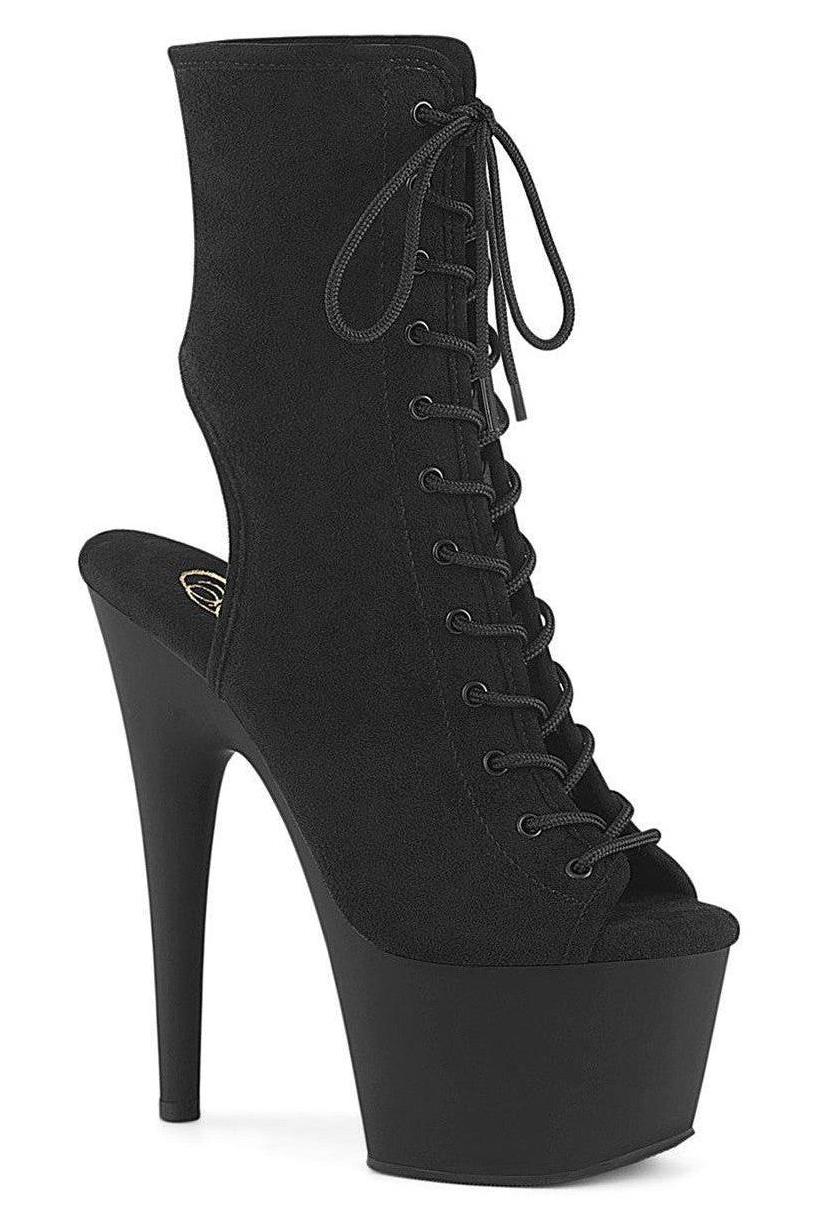 Pleaser Black Ankle Boots Platform Stripper Shoes | Buy at Sexyshoes.com