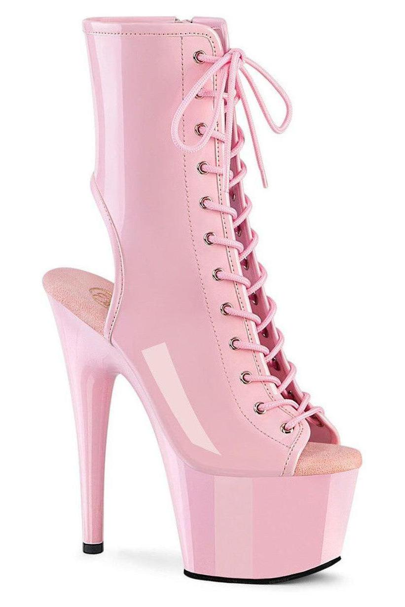 Pleaser Pink Ankle Boots Platform Stripper Shoes | Buy at Sexyshoes.com