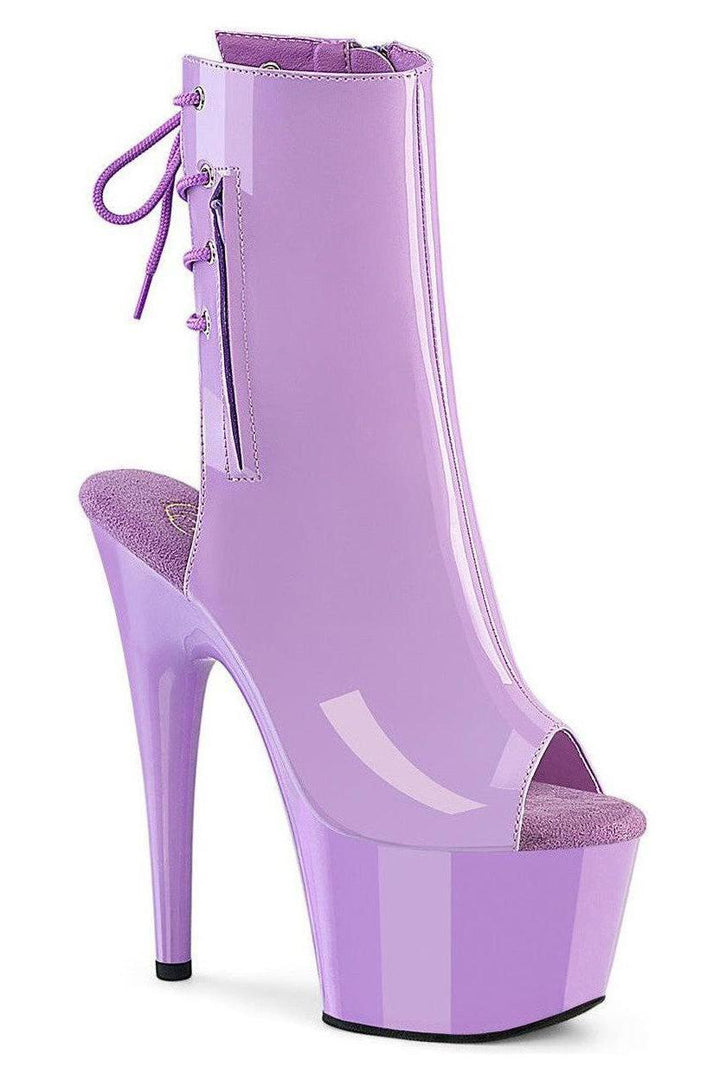 Pleaser Purple Ankle Boots Platform Stripper Shoes | Buy at Sexyshoes.com