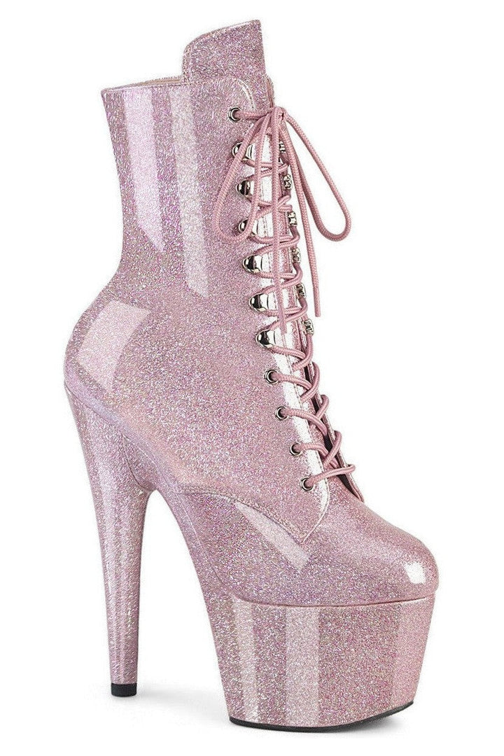 Pleaser Pink Ankle Boots Platform Stripper Shoes | Buy at Sexyshoes.com