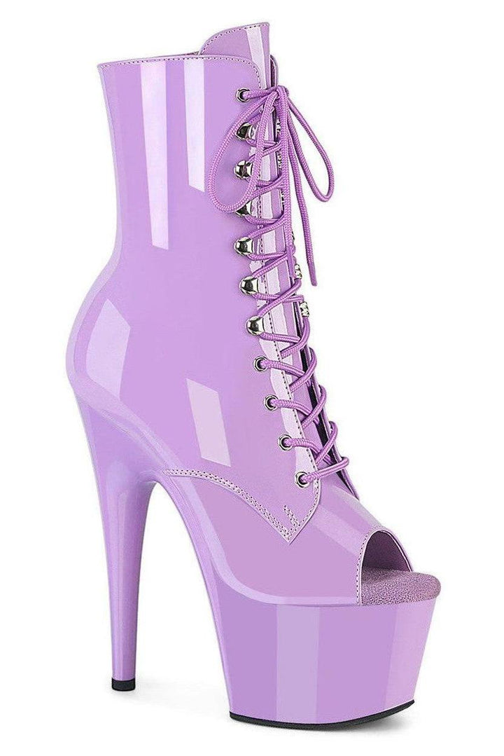 Pleaser Purple Ankle Boots Platform Stripper Shoes | Buy at Sexyshoes.com