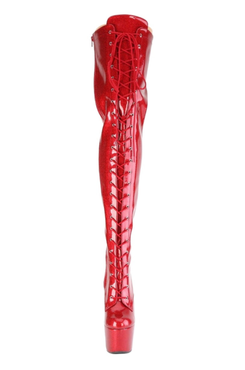 Pleaser Thigh Boots Platform Stripper Shoes | Buy at Sexyshoes.com