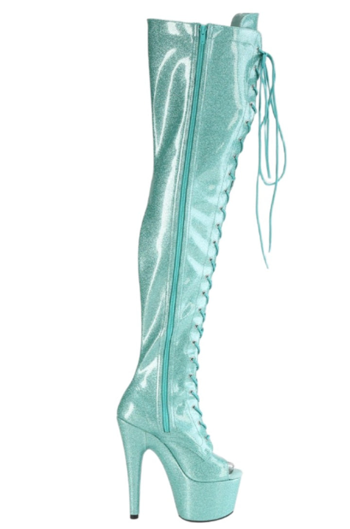 Pleaser Thigh Boots Platform Stripper Shoes | Buy at Sexyshoes.com