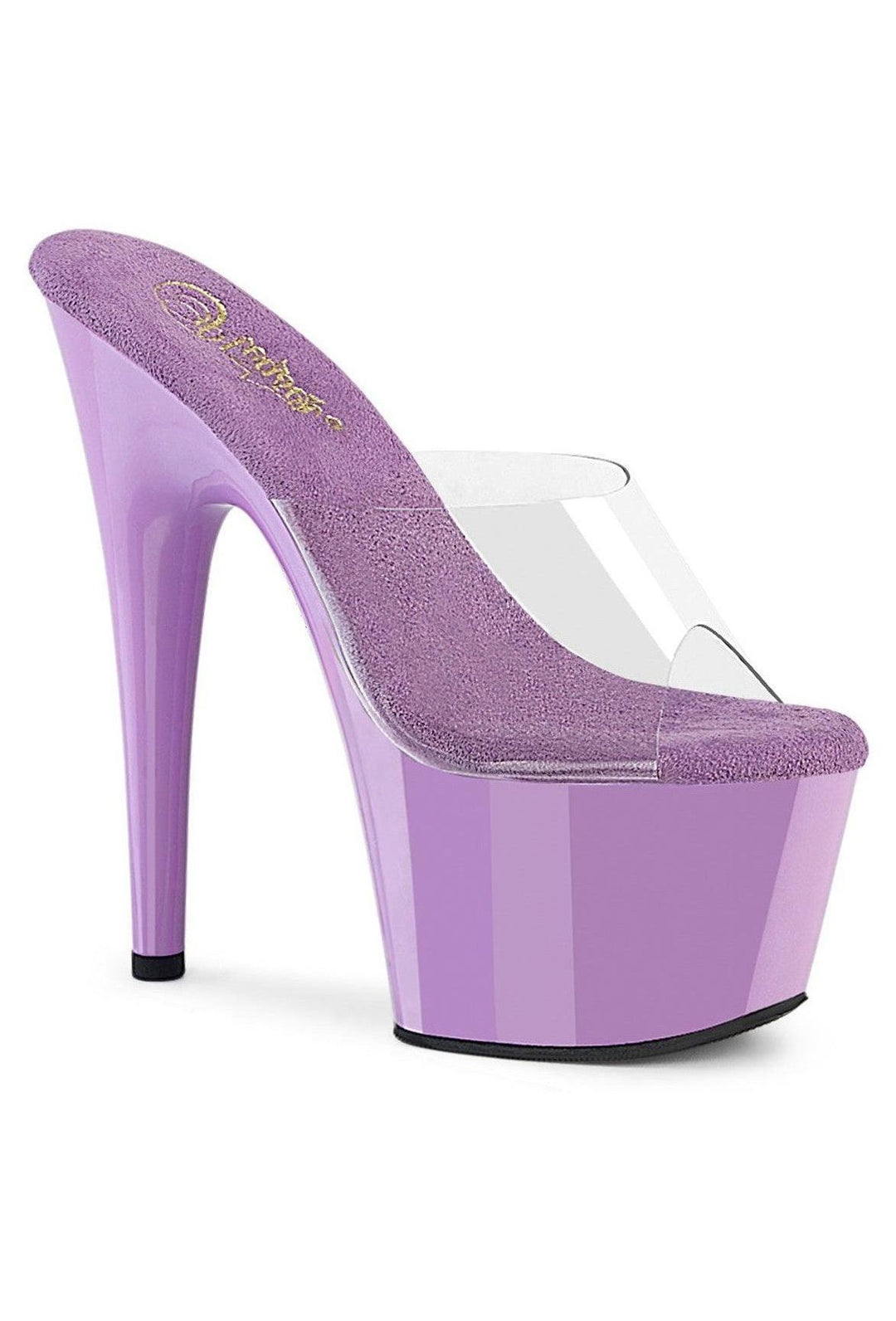 Pleaser Clear Slides Platform Stripper Shoes | Buy at Sexyshoes.com