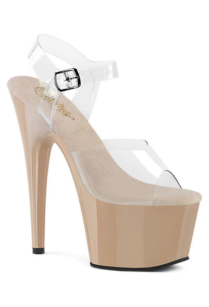 Pleaser Clear Sandals Platform Stripper Shoes | Buy at Sexyshoes.com