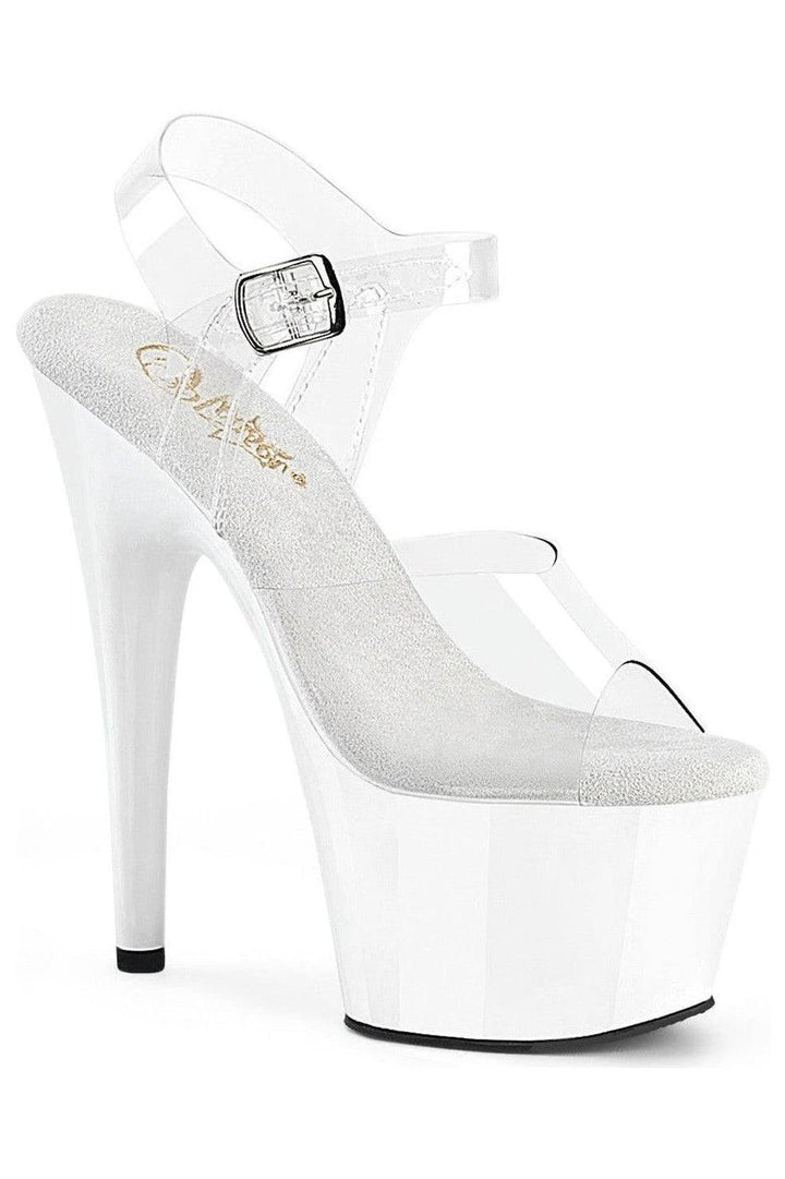 Pleaser Clear Sandals Platform Stripper Shoes | Buy at Sexyshoes.com