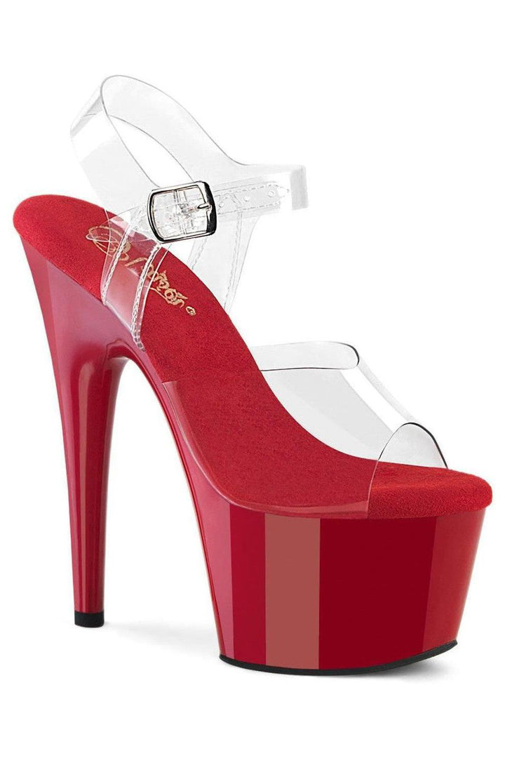 Pleaser Clear Sandals Platform Stripper Shoes | Buy at Sexyshoes.com