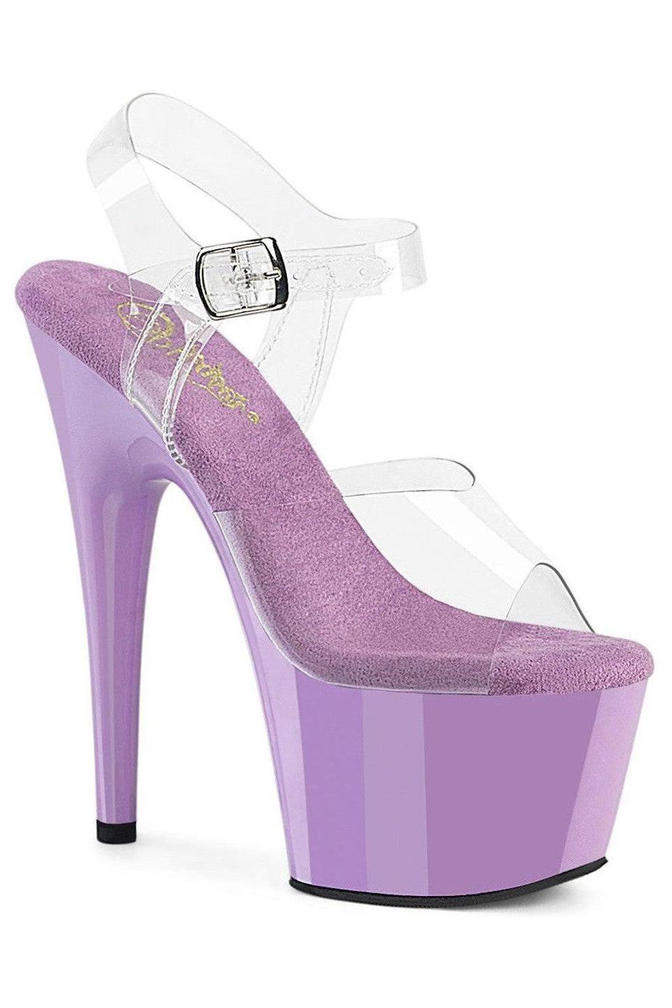 Pleaser Clear Sandals Platform Stripper Shoes | Buy at Sexyshoes.com